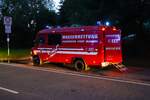 Feuerwehr Maintal Mercedes Benz T2 GW-Wasserettung (Florian Maintal 1-58-1) bei einer Alarmübung am 12.09.25 an der Mainfähre nach Rumpenheim