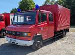 =MB Vario als GW-N der Feuerwehr HÜNFELD steht auf dem Ausstellungsgelände anl. der Feierlichkeiten  100 Jahre Feuerwehr HÜNFELD  im Juni 2025