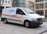 MB Viano von  Wirth Klimatechnik  steht auf dem Uniplatz in Fulda, Januar 2015