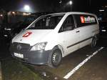 MB Viano der Firma  audiluma , gesehen an der Brita-Arena in Wiesbaden im Dezember 2015