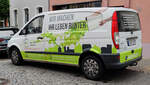 =MB Viano vom Malerbetrieb MARSCHALL steht im August 2014 in H�nfeld
