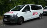=MB Vito vom Autovermieter AVIS steht im Juli 2016 in Eisenach