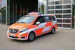 Berufsfeuerwehr Frankfurt am Main Mercedes Benz Vito ELW B-Dienst (Florian Frankfurt 1/11)am 31.10.18 an der Feuerwache 1 in Frankfurt bei einen spontanen Fototermin.