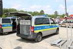 Polizei Hundestaffel Mercedes Benz Vito am 26.05.19 beim Kreisfeuerwehrtag in Michelstadt (Odenwald)