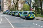 Polizei Hessen Mercedes Benz Vito Kolonne am 10.04.22 in Frankfurt am Main