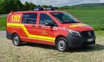 =MB Vito der Feuerwehr DORTMUND unterwegs auf dem Parkplatzgelände der RettMobil 2022 in Fulda, 05-2022