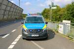 Stadtpolizei Frankfurt Mercedes Benz Vito FustW am 09.07.22 am Flughafen