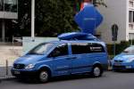 Ein Mercedes Benz Vito des HR in Frankfurt am Main am 09.07.11