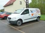 MB Vito von Malermeister  WENZEL , gesehen in Th�ringen im April 2012