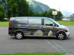 Mercedes Vito mit BLS Reklame in Frutigen am 30.06.2013