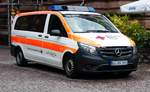 =MB Vito des DRK KV Wiesbaden unterwegs in Wiesbaden im Juli 2017