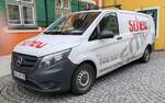 =MB Vito von Haustechnik SCHEU steht im Dezember 2023 in Schwäbisch Hall