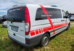 =MB Vito des DRK OV WINTERLINGEN steht auf dem Parkgelände der Rettmobil 2024 in Fulda.