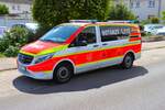 DRK Rettungsdienst Krei Groß Gerau Mercedes Benz Vito NEF (Rot Kreuz Groß Gerau 12/82-1) am 31.08.25 beim Kreisfeuerwehrtag in Rüsselsheim Bauschheim