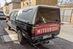 Rückansicht: Mitsubishi L200.