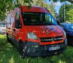 =Opel Movano von SUICZIDE-MONKEYS steht beim US-CAR-TREFFEN in Bardowick, 06-2024