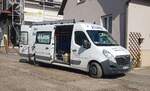 =Opel Movano der Spenglerei LINS steht auf einer Baustelle in Langenleiten, April 2021