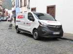 Opel Vivaro der Firma  SPAR , gesehen auf La Palma im Januar 2016 