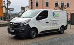 =Opel Vivaro von LAUBACH-Gebäudereinigung steht im Januar 2022 in Hünfeld