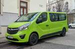 Diesen Opel Vivaro B (Mambagrün oder Spring green) habe ich in Januar 2021 fotografiert.