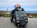 Meine Ape TM auf grosser Reise. Hier am  ‎3. ‎August ‎2015, am Cabo da Roca, in Portugal. Das ist der westlichste Punkt des europäischen Festlandes. 