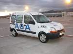 Renault Kangoo auf dem Vorfeld des Flughafens Teneriffa S�d am 10.01.2009