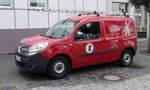 =Renault Kangoo vom Schornsteinfeger REPP steht im Juli 2018 in Schotten