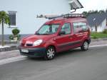 Renault Kangoo einer Reinigungsfirma gesehen am 02.09.09 in 36100 Petersberg - Marbach