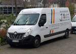 =Renault Master vom Malerbetrieb JOST steht im April 2021 in Fulda