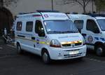 =Renault Master von SECOURISTES FRANCAIS steht im Dezember 2018 in Colmar
