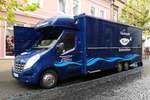 =Renault Master von  Fischmarkt Krauß  steht auf dem Wochenmarkt in Hünfeld, 11-2017