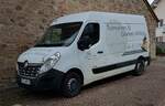 =Renault Master von Turmuhren & Glocken-WILLING steht zur Glockenprüfung im Petersberg-Marbach, 09-2022