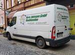 =Renault Master von Baudekoration HOHMANN steht im April 2021 in Hünfeld