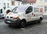 =Renault Trafic der Firma Elektro-STOPPEL steht im Dezember 2017 in Fritzlar