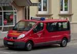 Renault Manschaftswagen der Freiwilligen Feuerwehr Radolfzell war am 17.09.2012 am Sta�enrand abgestellt. 