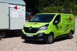 =Renault Trafic dCi 140, 1.6l, 140 PS, der Firma  Naumann & Theiler  steht auf einer Baustelle im 36100 Petersberg-Marbach im August 2016