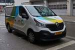 Renault Trafic der Luxemburgischen Post gesehen am Stra�enrand.