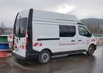 =Renault Trafic der TELEKOM steht auf dem neu gestalteten Rastplatz Fulda Nord, 03-2021