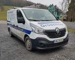 =Renault Trafic der Firma GRÖSCHNER, gesehen an der B 281 im Dezember 2022