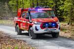 Katastrophenschutz Kreis Gro� Gerau Toyota Hilux MZF mit Waldbrandmodul am 25.04.26 bei einer Waldbrand�bung in Kelsterbach