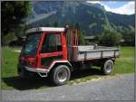 Dieses vermutlich landwirtschaftlich genutzte Transportfahrzeug traf ich am 21.07.2010 in Kandersteg/Schweiz an.
