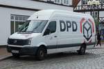 =VW Crafter von DPD steht im April 2019 in Rendsburg