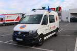 Die Johanniter RV Darmstadt-Dieburg VW Crafter MTW (Akkon DaDi 4-19-6) Medizinische Task Force am 06.10.24 bei einer MOT Marsch Übung in Dieburg

