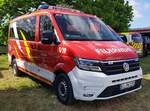 =VW Crafter II als MTW der Feuerwehr POHLHEIM, abgestellt auf dem Parkplatz der RettMobil 2025