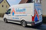 =VW Crafter II, gesehen im M�rz 2026 in Petersberg-Marbach