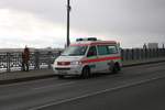 VW T5 Krankentransportwagen am 18.01.20 in Mainz Kastel 
