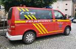 =VW T5 der Feuerwehr Berchtesgaden-Au, gesehen im Juni 2022