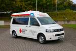 DRK Kreisverband Gelnhausen Schlüchtern VW T5 ELW IUK (DRK MKK 10-11-1) am 15.10.23 bei einem Fototermin