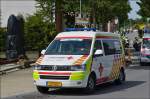 . VW T5 Krankenwagen vom Luxemburgischen Roten Kreuz aufgenommen am 07.06.2014.