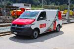 RhB VW T6 am 06.07.26 in Thusis 
